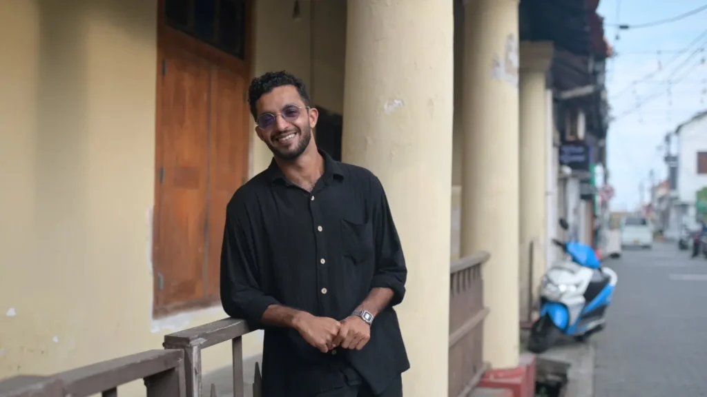 Aslam Anver at the Galle Fort