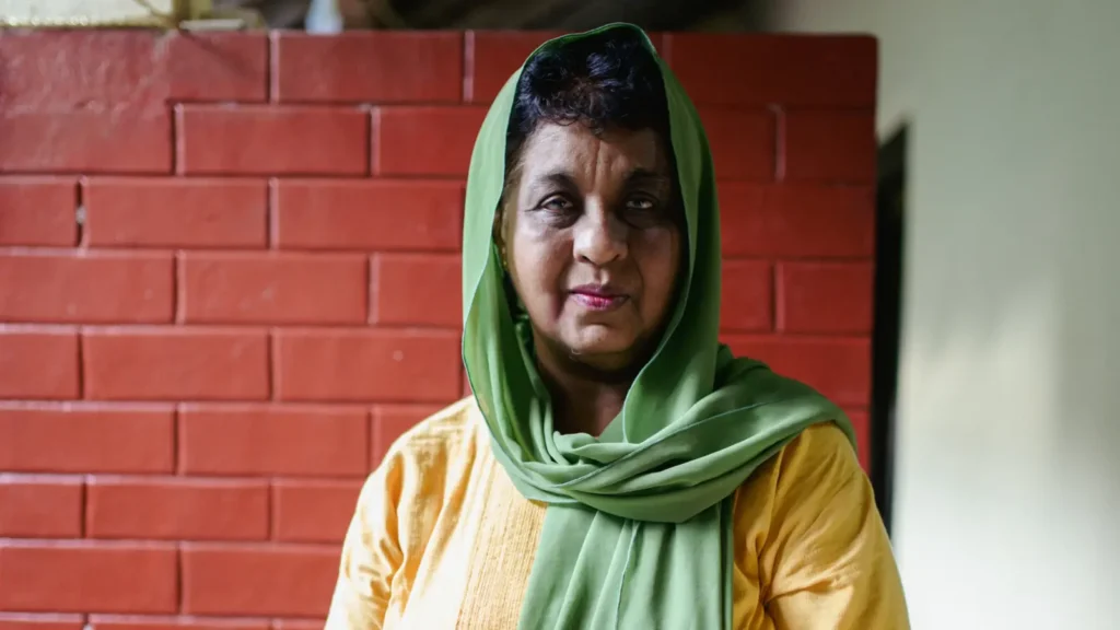 Fathin Anver in her kitchen at Galle Fort